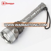 GOREAD Y9 High bright rechargeable tactical 10W XML T6 LED flashlight